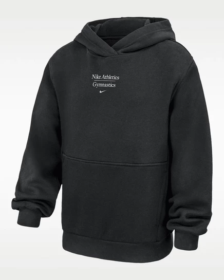 Мальчиковая толстовка Nike Club Fleece с капюшоном, черная