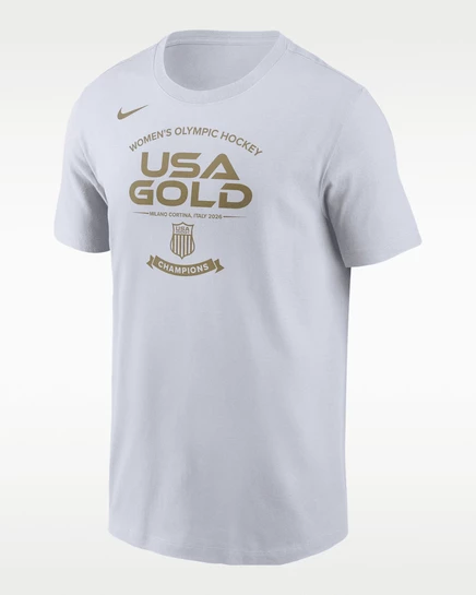 Мужская футболка Nike Team USA с коротким рукавом, белая