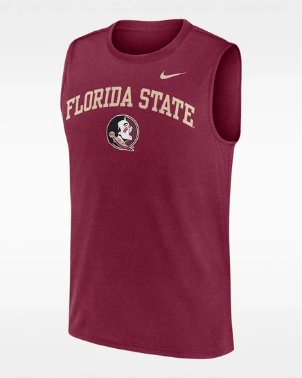 Мужская майка Nike Florida State Arch Legend, бордовая