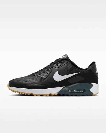Унисекс кроссовки Nike Air Max 90 G для гольфа, черно-белые