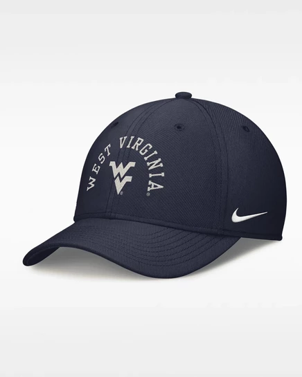 Мужская кепка Nike West Virginia Campus Prep, темно-синяя