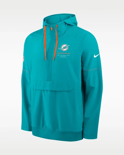 Мужской анорак Nike Miami Dolphins, зеленый
