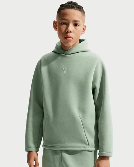 Подростковое худи Nike Kobe Dri‑FIT с капюшоном, серое
