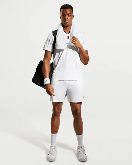Мужские теннисные шорты NikeCourt Slam Dri-FIT, белые