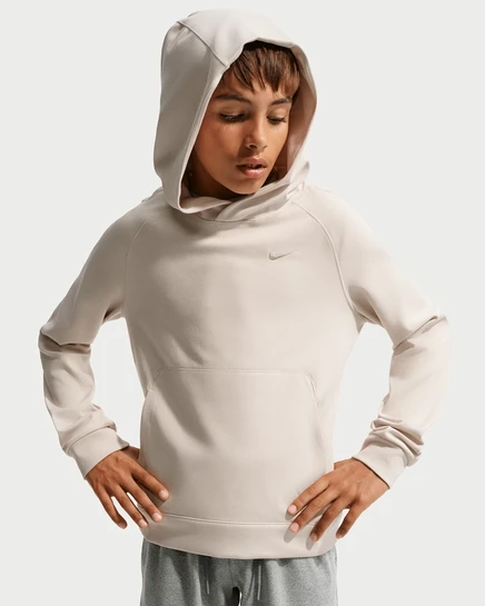 Худи для мальчиков Nike Primary Nanoknit, светло-коричневое