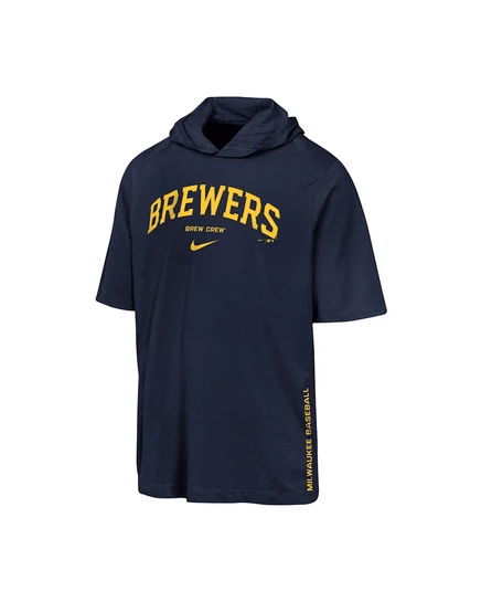 Футболка для мальчиков Nike Brewers, темно-синяя