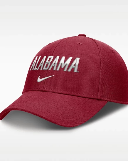 Кепка Nike Alabama Sideline Rise Gameday, бордовая