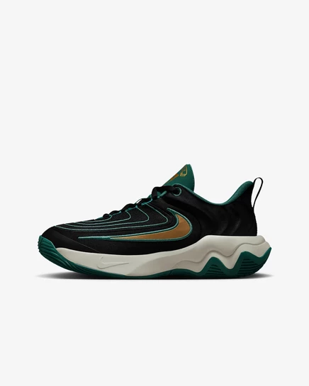 Детские кроссовки Nike Giannis Immortality 4, чёрный/бикоастал/айвори/золотой