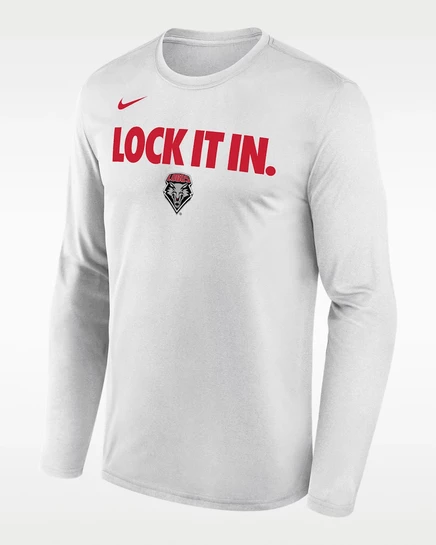 Мужской лонгслив Nike New Mexico 2026 Dri-FIT, белый