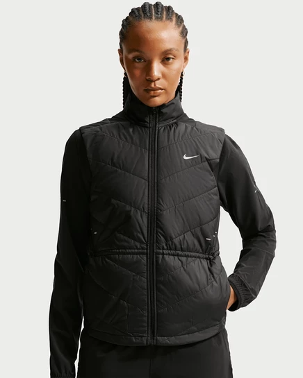 Женская беговая жилетка Nike Swift Therma-FIT, черная