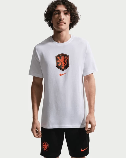 Мужская футболка Nike сборной Нидерландов, белая