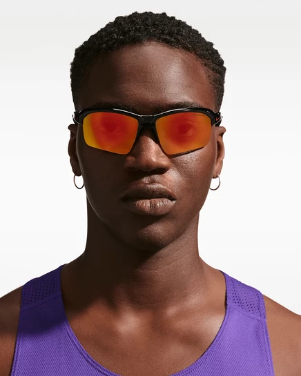 Мужские солнцезащитные очки Nike Skylon Rise Team Road Tint, черно-красные