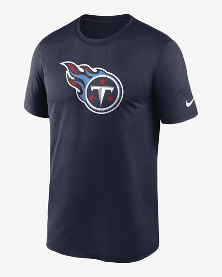 Мужская футболка Nike Dri-FIT Tennessee Titans, темно-синяя