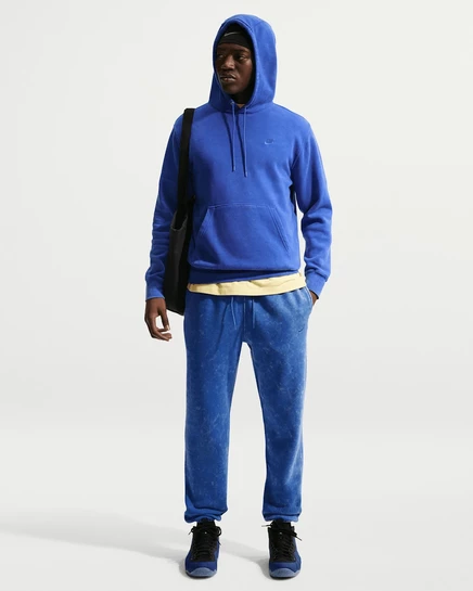 Мужские флисовые брюки Nike Club с манжетами, game royal
