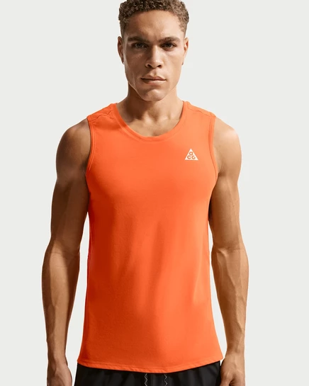 Мужская майка ACG Solar Chase Dri-FIT ADV, оранжевая/белая