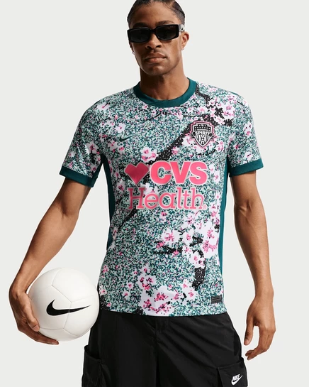 Мужская футбольная майка Nike Washington Spirit, зеленая