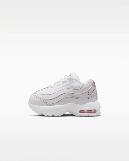 Кроссовки Nike Air Max 95 Recraft для малышей, белый/красный/серый