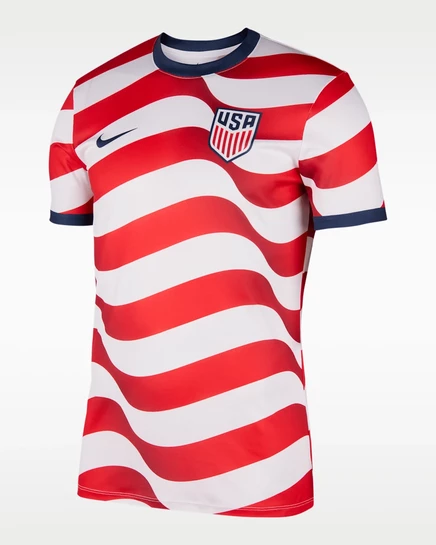 Мужская футбольная футболка Nike USMNT, кремовая