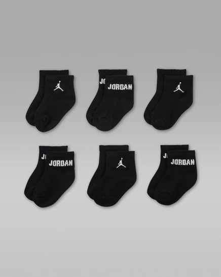 Детские носки Jordan Everyday Essentials 6 пар, черные