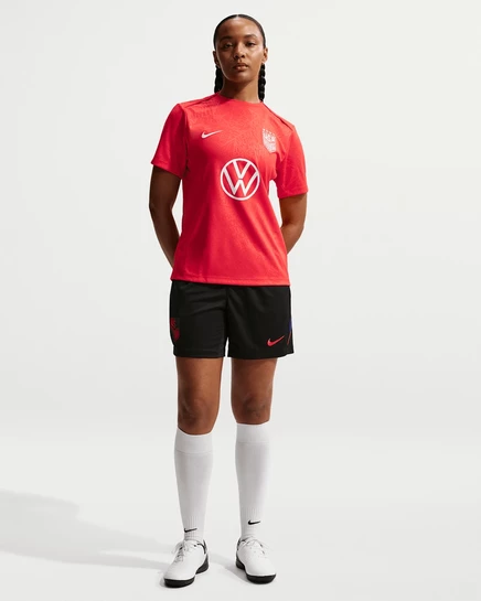 Женские футбольные шорты Nike USMNT Strike Dri-FIT, черные