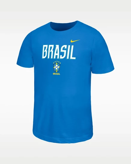 Футболка для мальчиков Nike Brazil, синяя