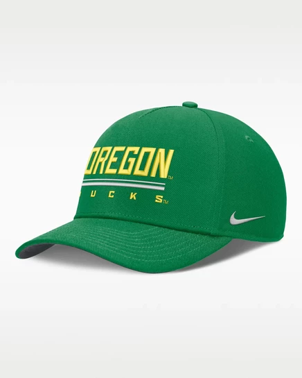 Мужская кепка Nike Oregon Sideline Practice, зелёная