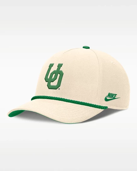 Унисекс кепка Nike Oregon Legacy Vintage Rope Rise, натурально-зеленая