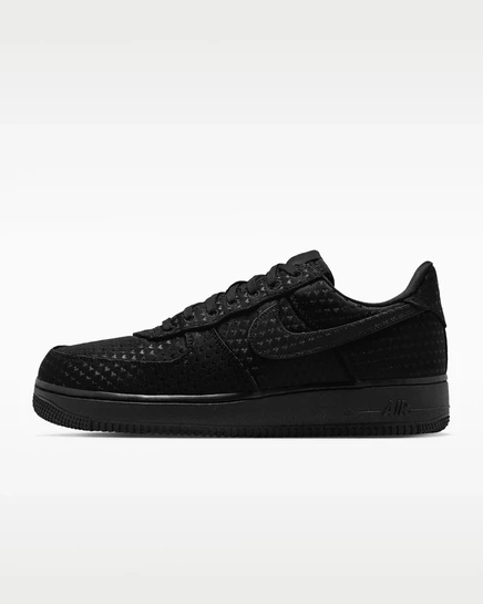 Мужские кеды Nike Air Force 1 «Valentine’s Day», черно-красные