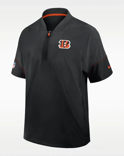 Мужская куртка Nike Bengals Coach, черная/оранжевая