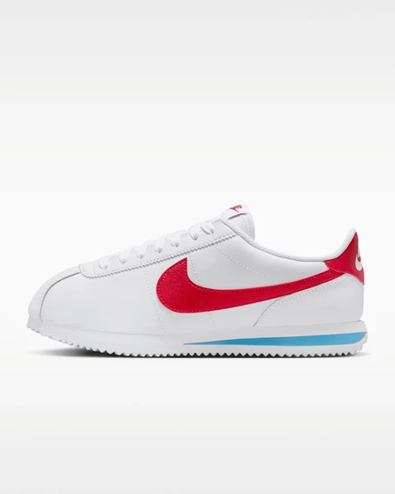 Женские кожаные кроссовки Nike Cortez Leather, белые