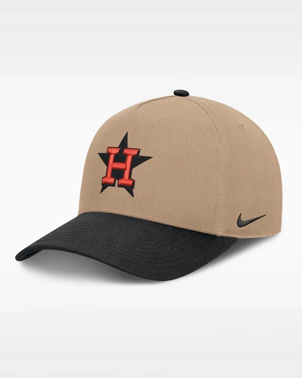 Мужская тракер‑кепка Nike Astros Rise, хаки/черная