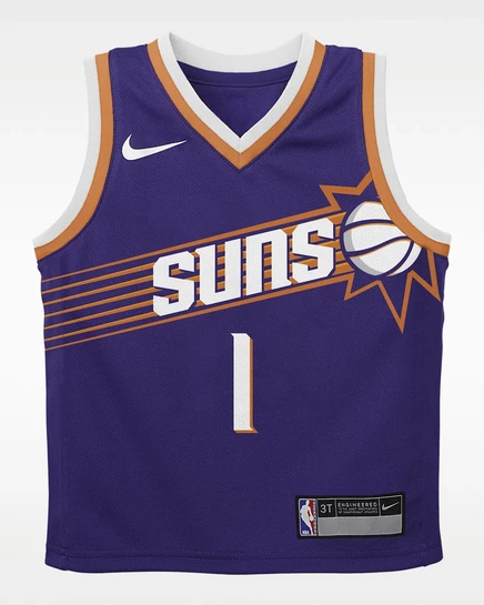 Боди для младенцев Nike NBA Phoenix Suns, фиолетово-белое