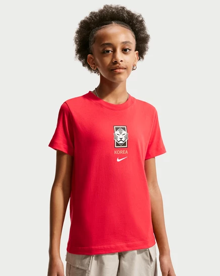 Детская футболка Nike Korea, ярко-красная