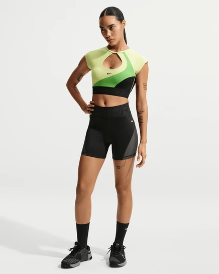 Женские велосипедки Nike Pro Sculpt Dri-FIT 5″, черный/антрацит/белый
