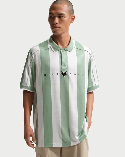 Мужская поло для гольфа Nike Fairway Fresh Dri-FIT, серая