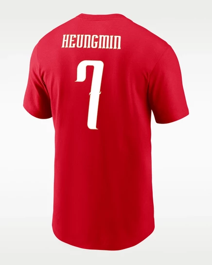 Мужская футболка Nike Son Heung-min Korea, красная