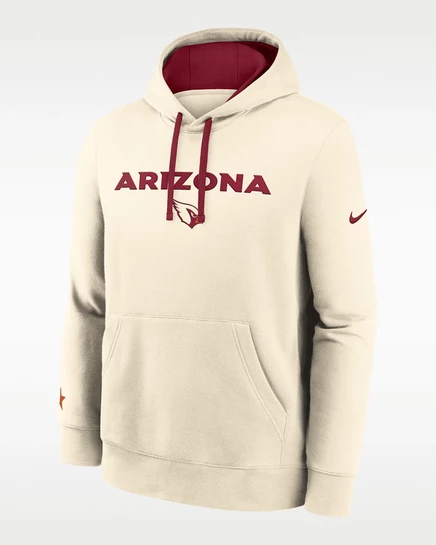 Мужское худи Nike Arizona Cardinals, натурального цвета