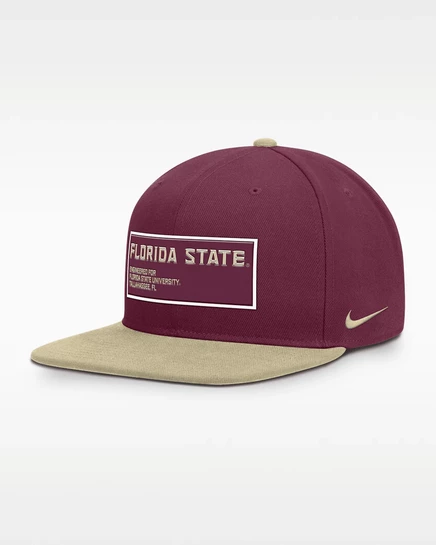 Мужская кепка Nike Florida State On-Field Pro, бордовая
