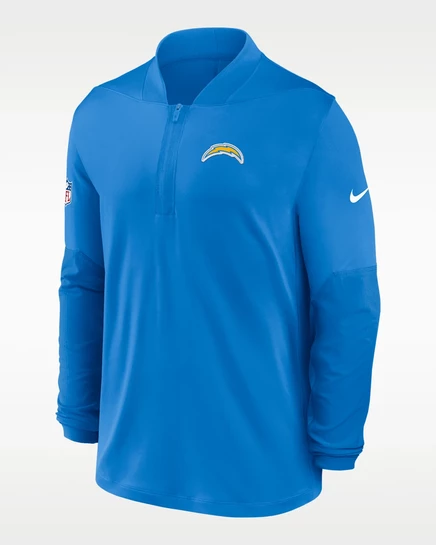 Мужской топ Nike Los Angeles Chargers Feel The Pressure Dri-FIT, голубой