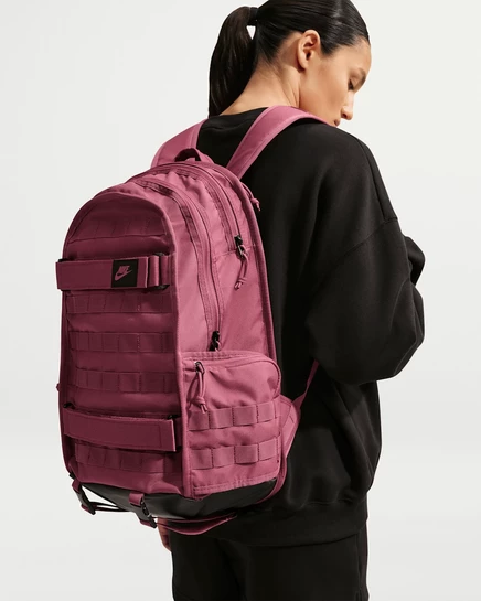 Рюкзак Nike Sportswear RPM, 26 л, розовый/черный