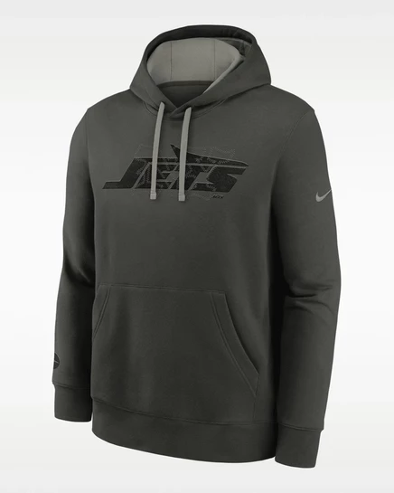Мужское худи Nike New York Jets Rivalries Club, зеленое