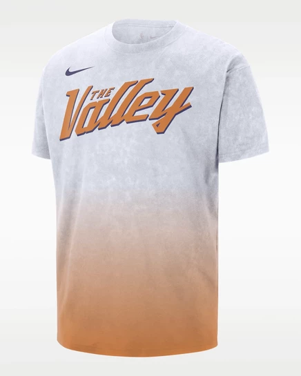 Мужская футболка Nike Max90 Phoenix Suns, белая