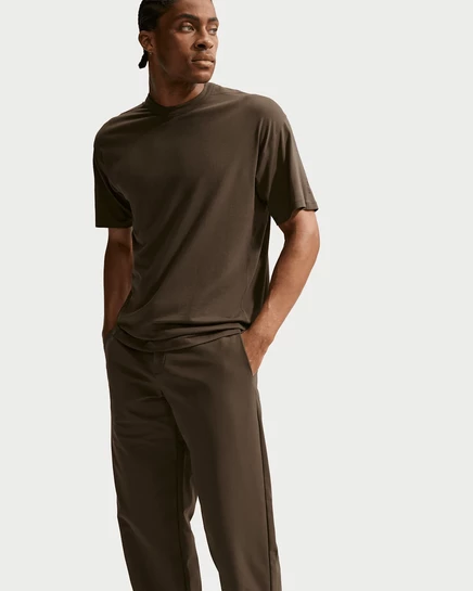 Мужская футболка Nike 24.7, ореховая/черная/коричневая