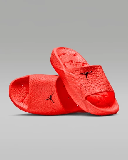 Мужские шлепанцы Jordan Franchise, оранжево-красные/черные