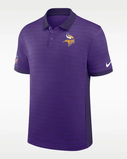 Мужское поло Nike Minnesota Vikings Dri-FIT, фиолетовое