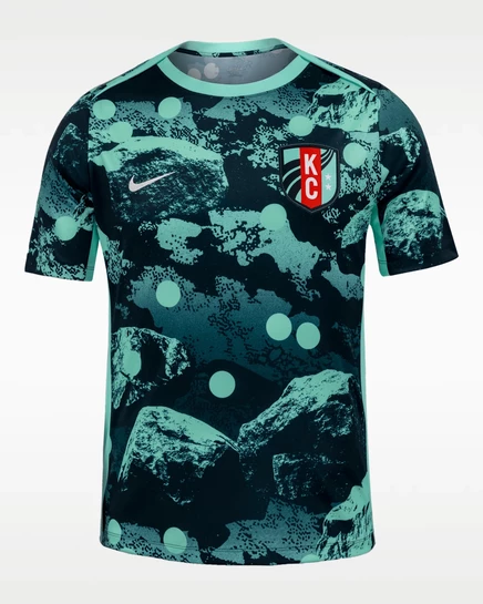 Мужская футболка Nike Kansas City Current, бирюзовая
