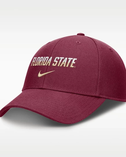 Кепка Nike Sideline Rise Gameday Florida State, бордовая
