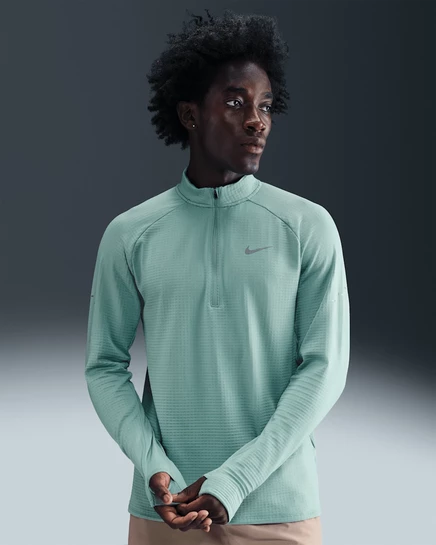 Мужской зимний топ Nike Stride Therma-FIT, коричневый