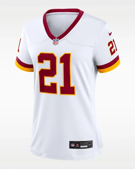 Женская футболка Nike Sean Taylor Commanders, белая