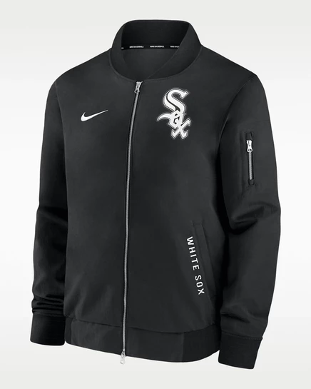 Мужская бомбер-куртка Nike Dugout, черная